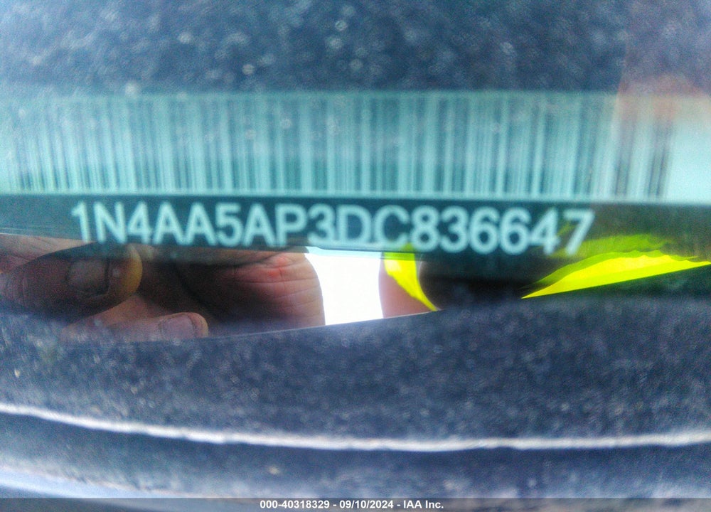 2013 NISSAN MAXIMA 3.5 S VIN: 1N4AA5AP3DC836647