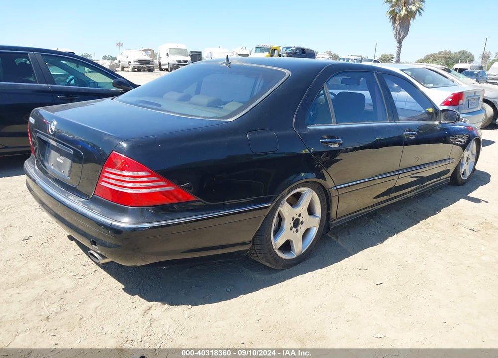 2003 MERCEDES-BENZ S 600 VIN: WDBNG76J83A358664