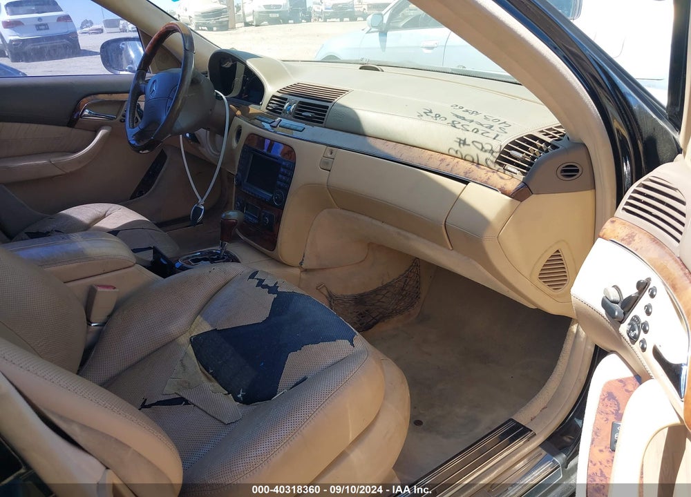 2003 MERCEDES-BENZ S 600 VIN: WDBNG76J83A358664