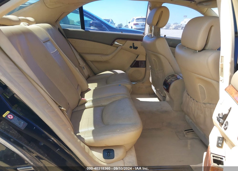 2003 MERCEDES-BENZ S 600 VIN: WDBNG76J83A358664
