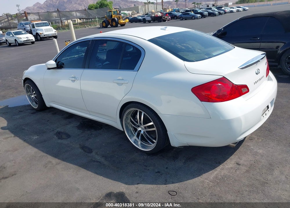 2009 INFINITI G37 JOURNEY VIN: JNKCV61E19M012853