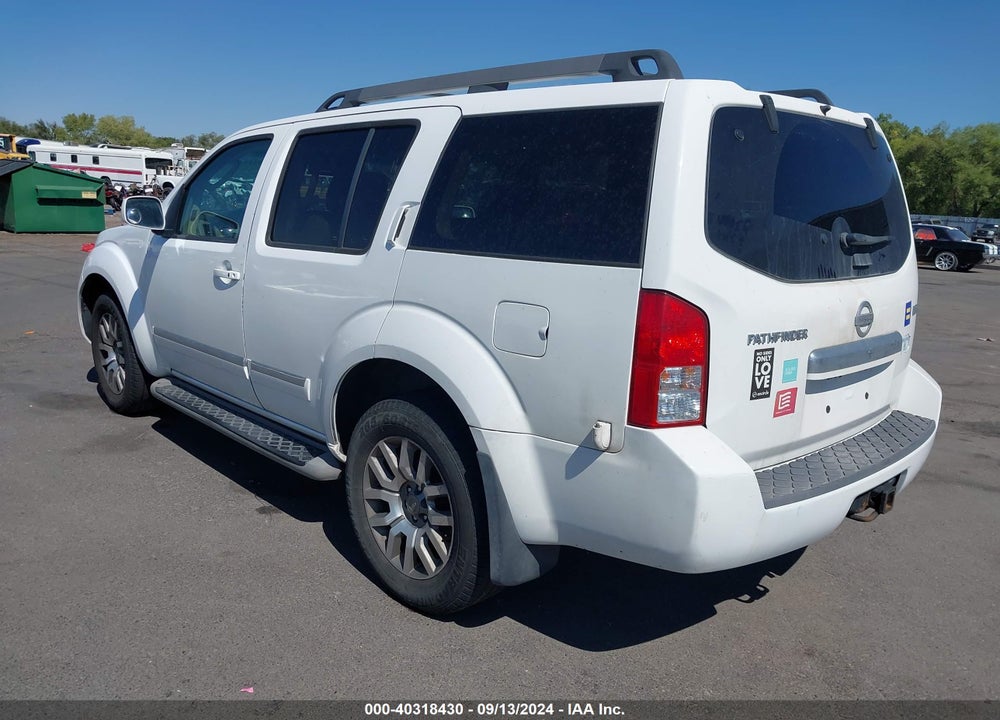 2010 NISSAN PATHFINDER LE VIN: 5N1AR1NB8AC600741