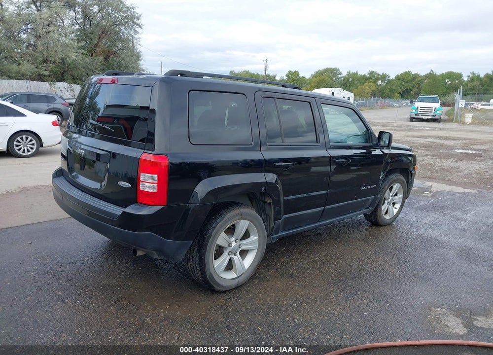 2016 JEEP PATRIOT LATITUDE VIN: 1C4NJRFBXGD733160