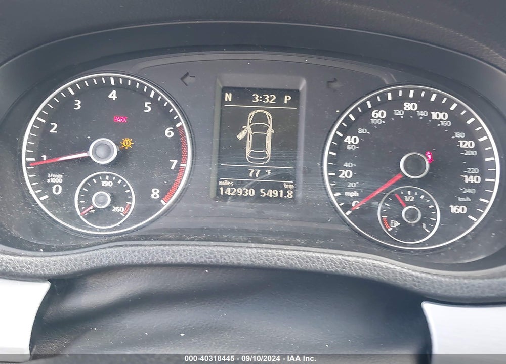2012 VOLKSWAGEN PASSAT 2.5L SE VIN: 1VWBP7A38CC048450