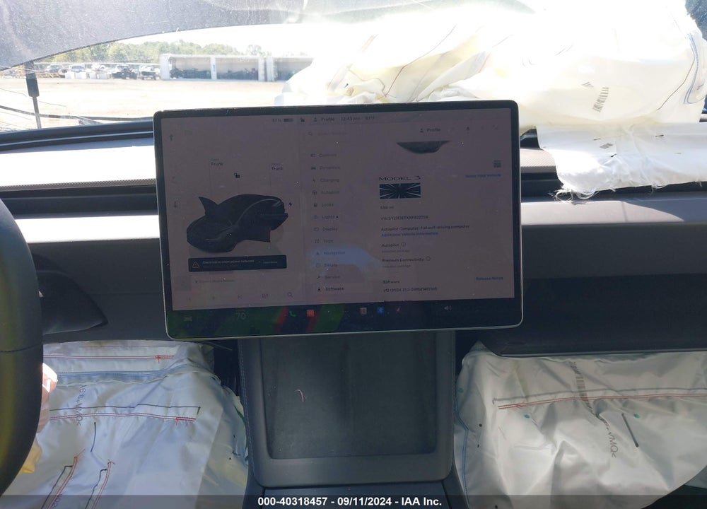 2024 TESLA MODEL 3 PERFORMANCE VIN: 5YJ3E1ETXRF822228