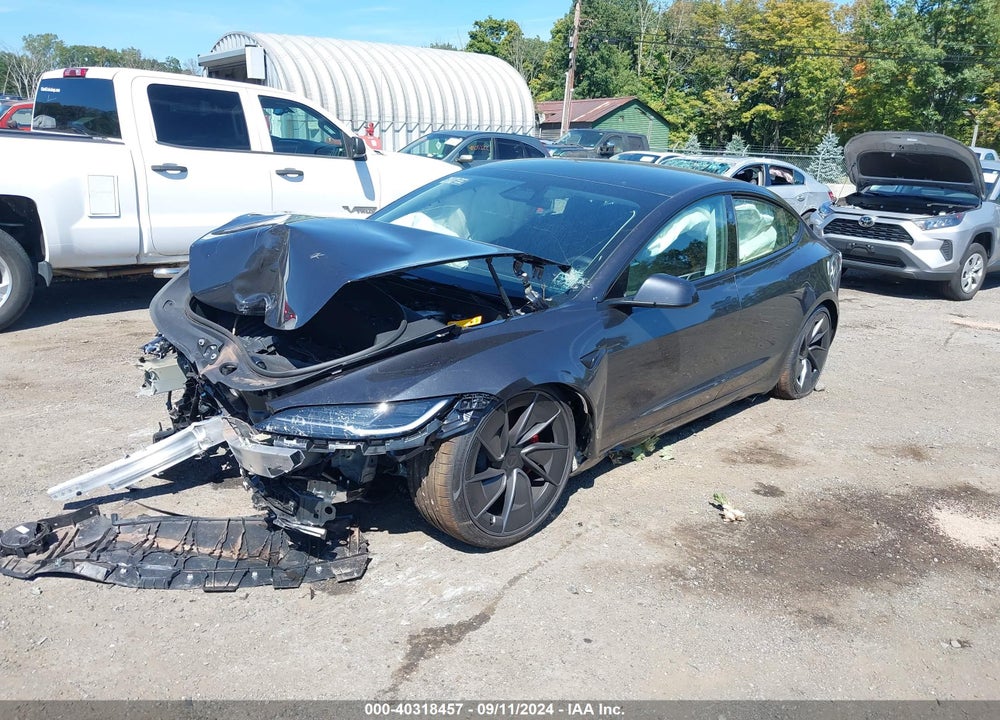 2024 TESLA MODEL 3 PERFORMANCE VIN: 5YJ3E1ETXRF822228