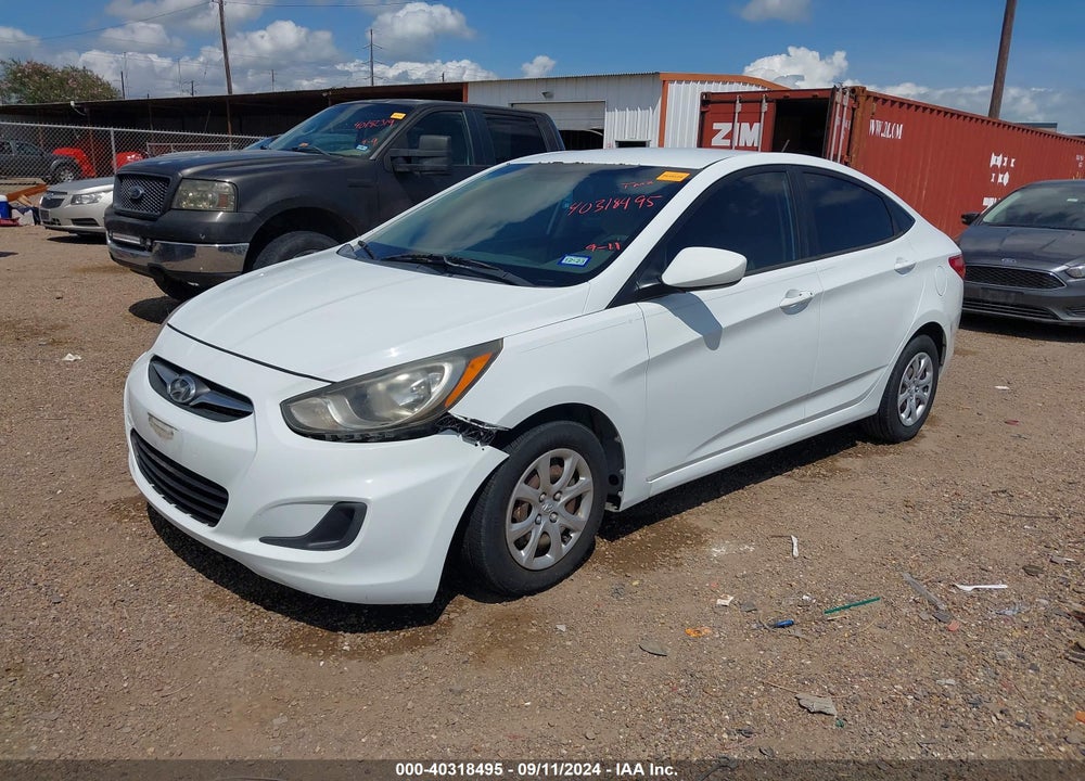 2013 HYUNDAI ACCENT GLS VIN: KMHCT4AE6DU561559