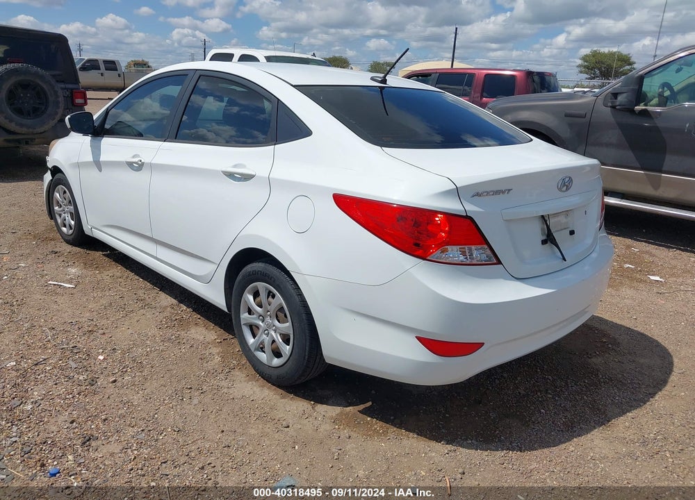 2013 HYUNDAI ACCENT GLS VIN: KMHCT4AE6DU561559
