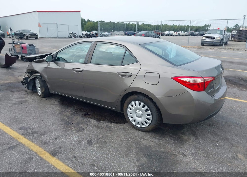 2019 TOYOTA COROLLA LE VIN: 2T1BURHE1KC222184