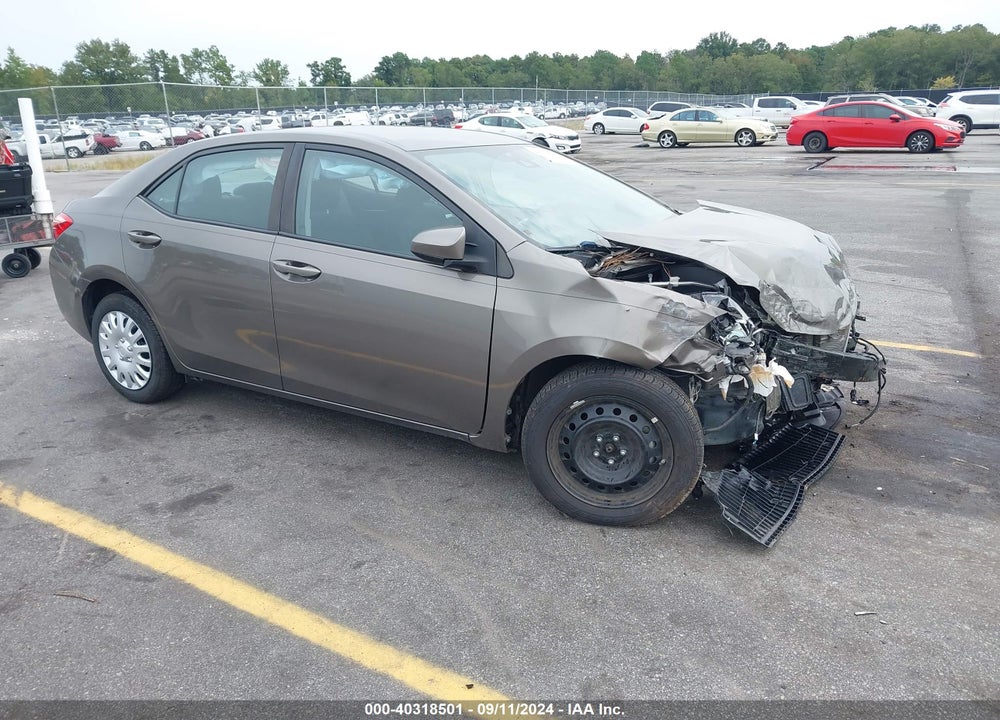 2019 TOYOTA COROLLA LE VIN: 2T1BURHE1KC222184
