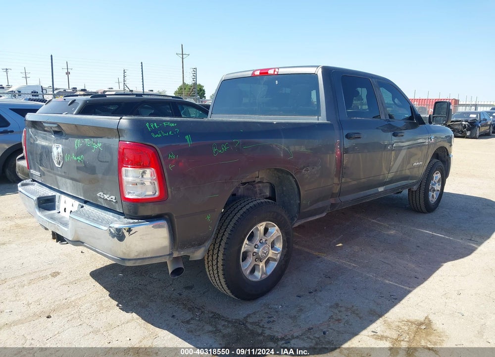2023 RAM 2500 BIG HORN 4X4 6'4 BOX VIN: 3C6UR5DL9PG544096