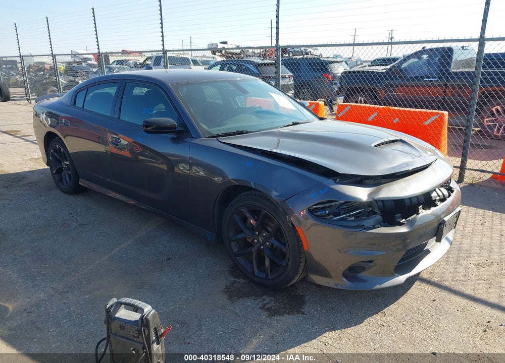 2022 DODGE CHARGER GT RWD VIN: 2C3CDXHG9NH236021