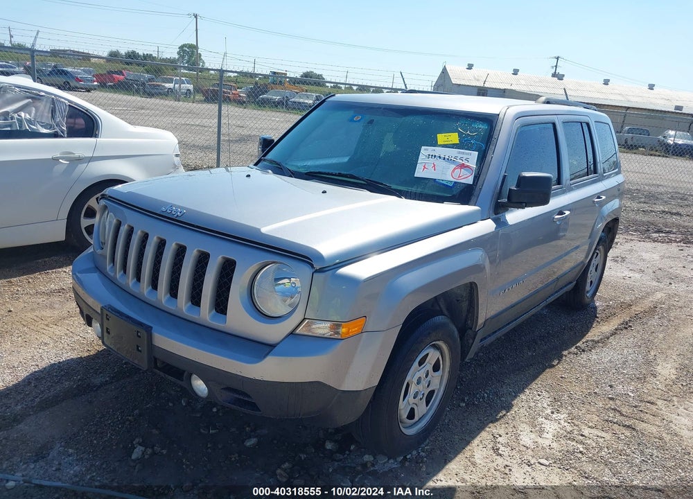 2017 JEEP PATRIOT SPORT FWD VIN: 1C4NJPBBXHD203685