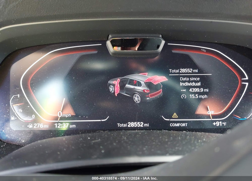 2022 BMW X5 SDRIVE40I VIN: 5UXCR4C07N9K27905