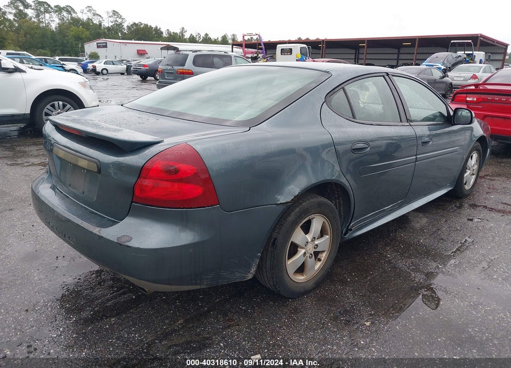 2006 PONTIAC GRAND PRIX VIN: 2G2WP552561291447