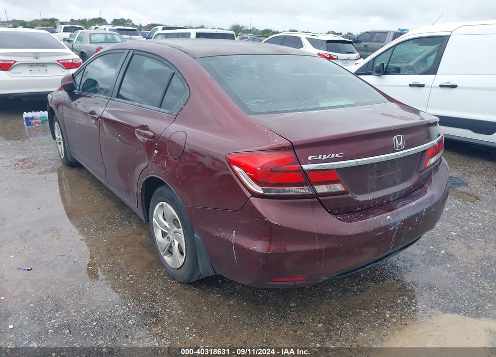 2013 HONDA CIVIC LX VIN: 2HGFB2F53DH513121
