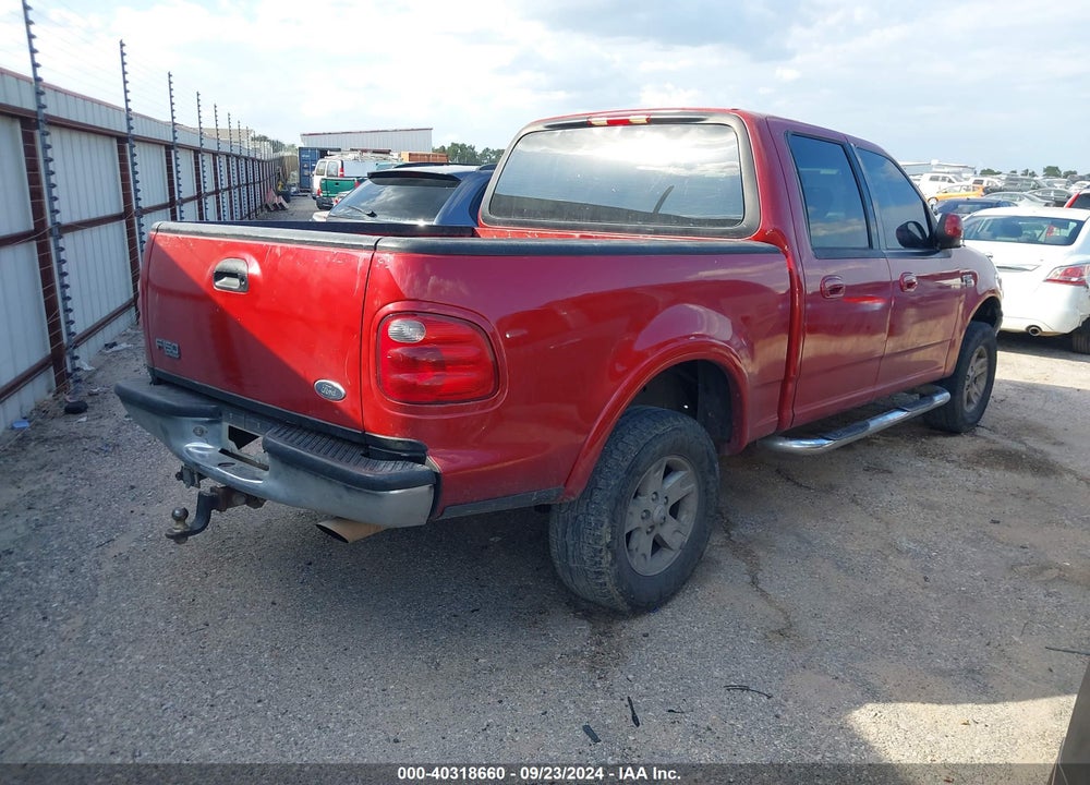2002 FORD F-150 VIN: 1FTRW08L62KA11662