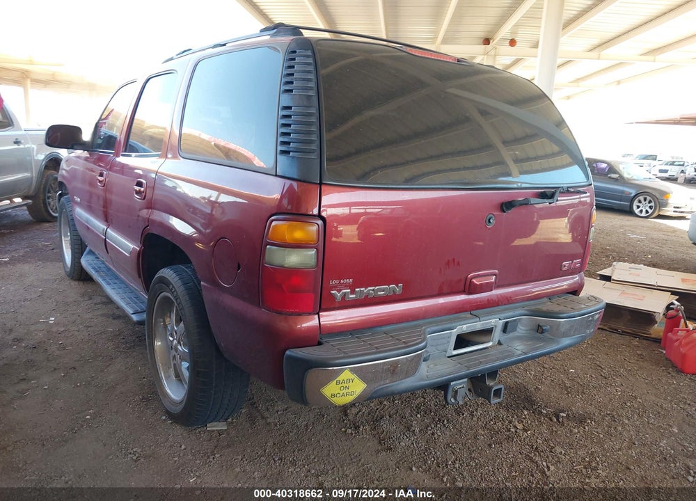 2002 GMC YUKON SLT VIN: 1GKEK13ZX2J342587