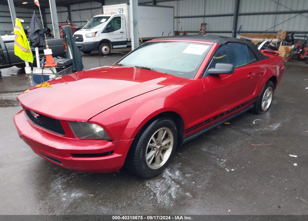 2005 FORD MUSTANG VIN: 1ZVFT84N755238277