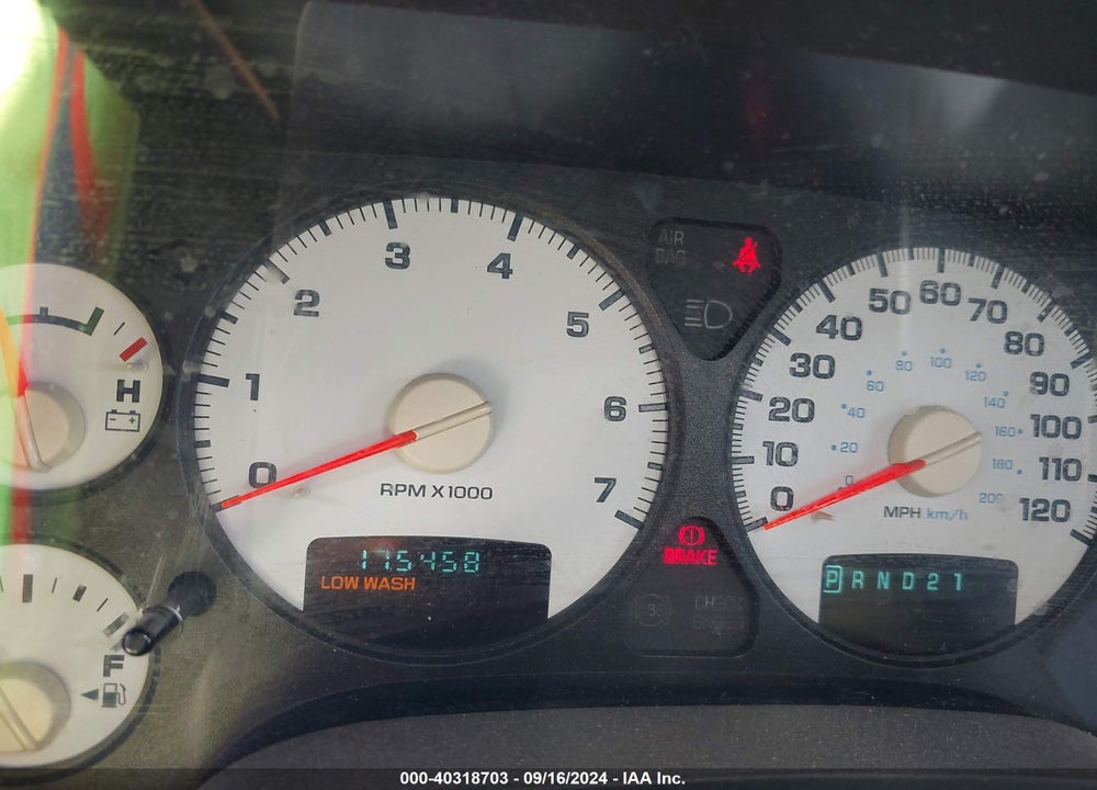 2002 DODGE RAM 1500 ST VIN: 3D7HU18Z52G166826
