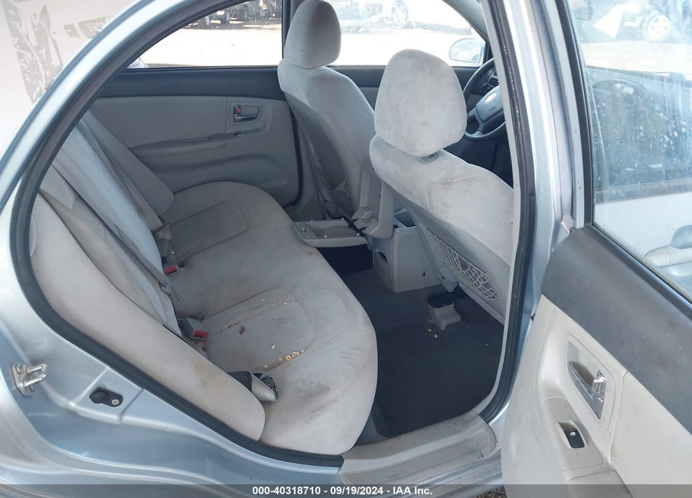 2008 KIA SPECTRA EX VIN: KNAFE121085498767