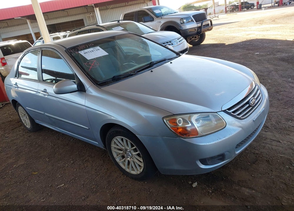 2008 KIA SPECTRA EX VIN: KNAFE121085498767
