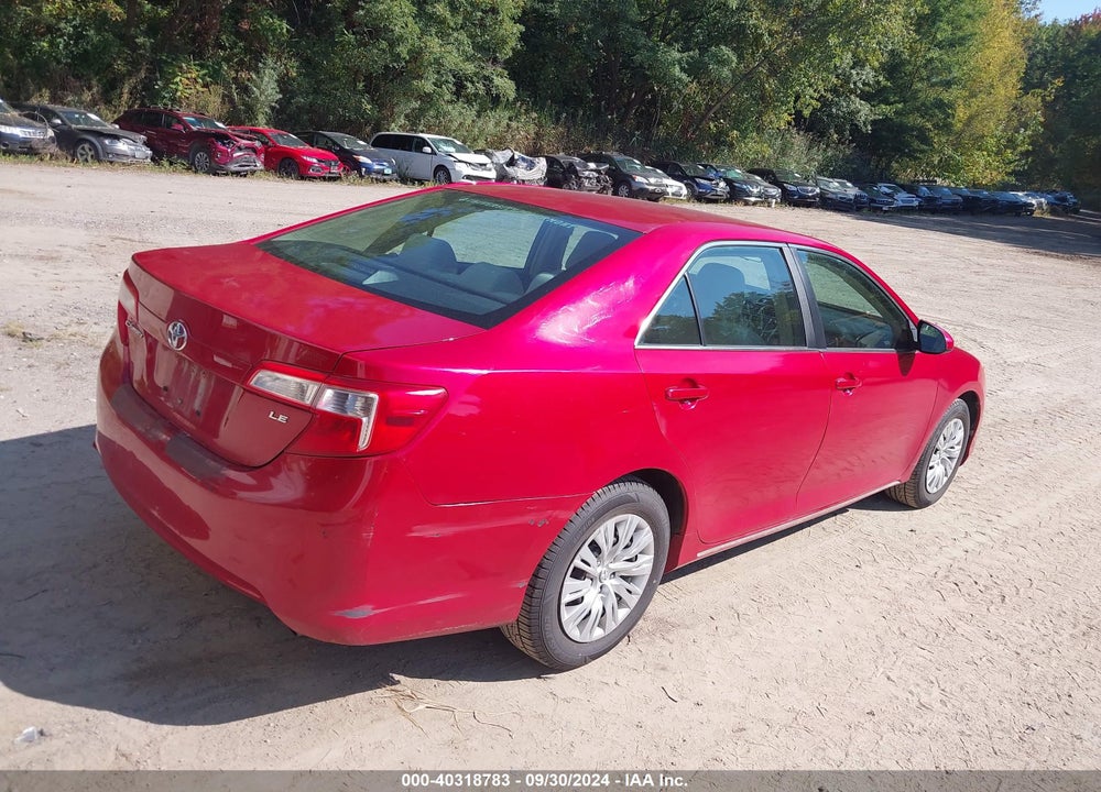 2013 TOYOTA CAMRY LE VIN: 4T1BF1FK6DU693818