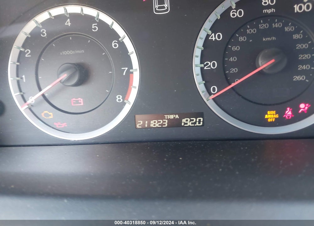 2012 HONDA ACCORD 2.4 EX VIN: 1HGCS1A71CA004440