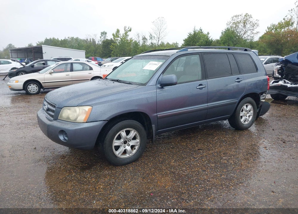 2003 TOYOTA HIGHLANDER V6 VIN: JTEGF21A230102190
