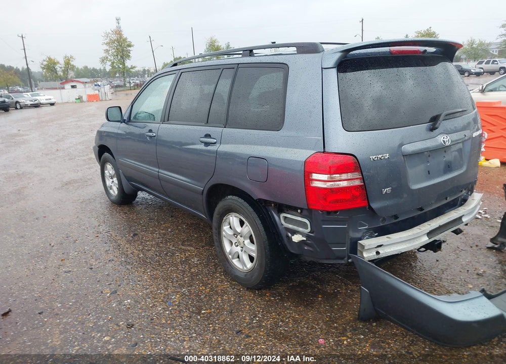 2003 TOYOTA HIGHLANDER V6 VIN: JTEGF21A230102190