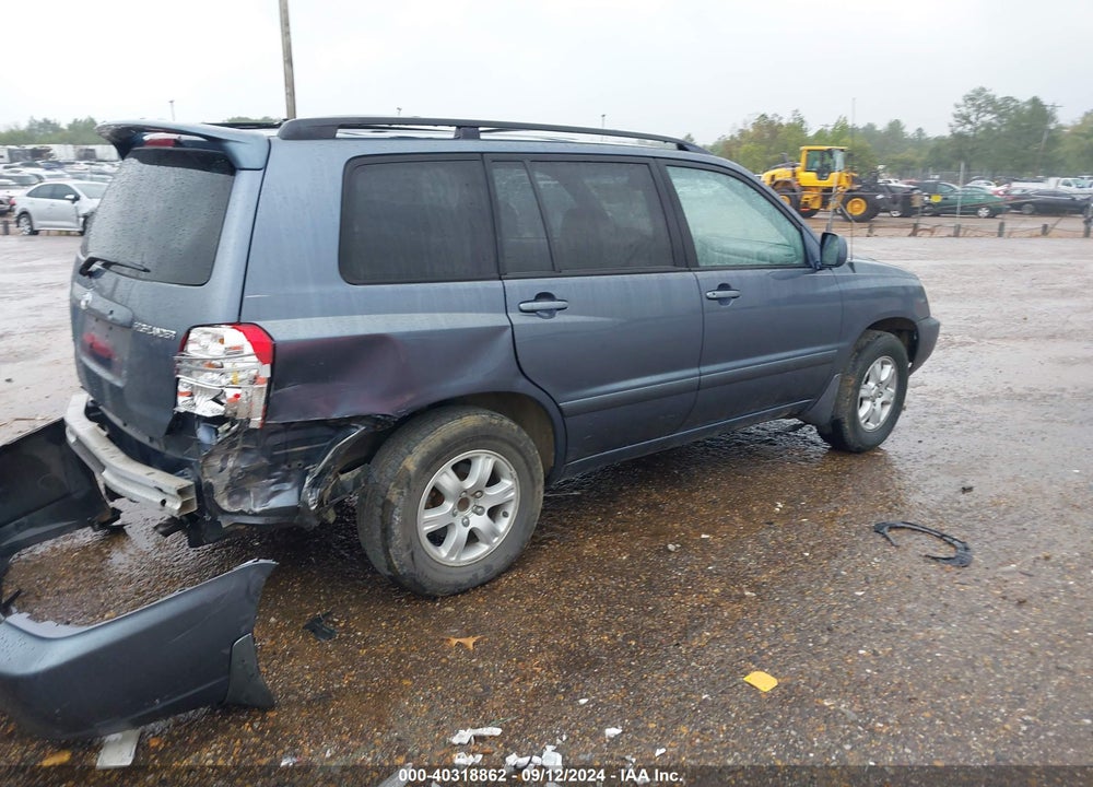 2003 TOYOTA HIGHLANDER V6 VIN: JTEGF21A230102190