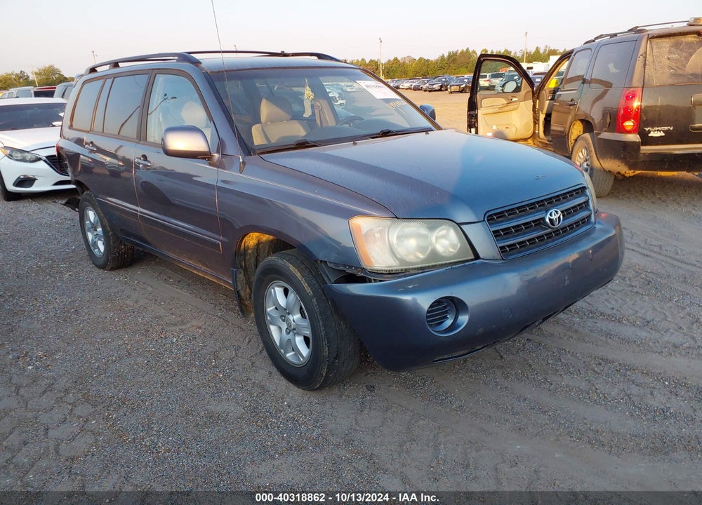 2003 TOYOTA HIGHLANDER V6 VIN: JTEGF21A230102190