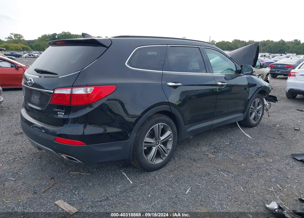2014 HYUNDAI SANTA FE LIMITED VIN: KM8SRDHF8EU078360