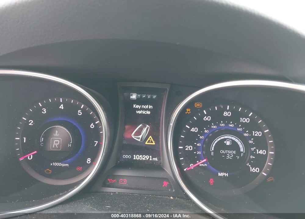 2014 HYUNDAI SANTA FE LIMITED VIN: KM8SRDHF8EU078360