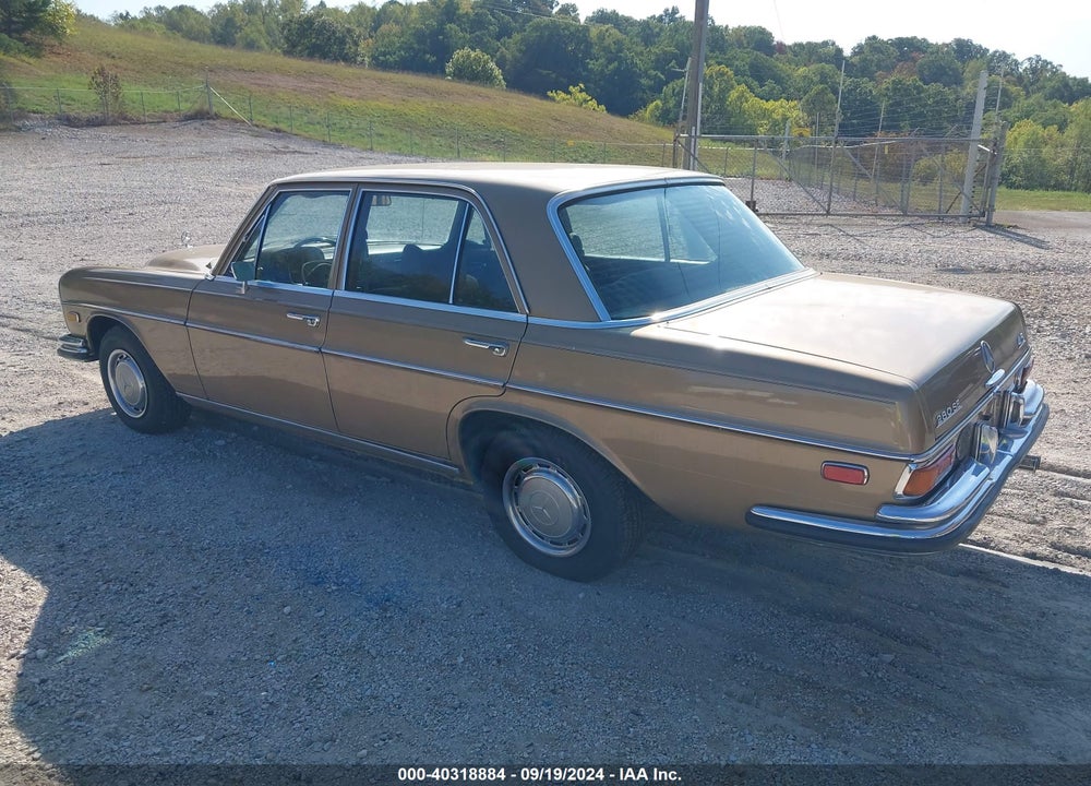 1973 MERCEDES-BENZ 280 SERIES VIN: 10806712018079