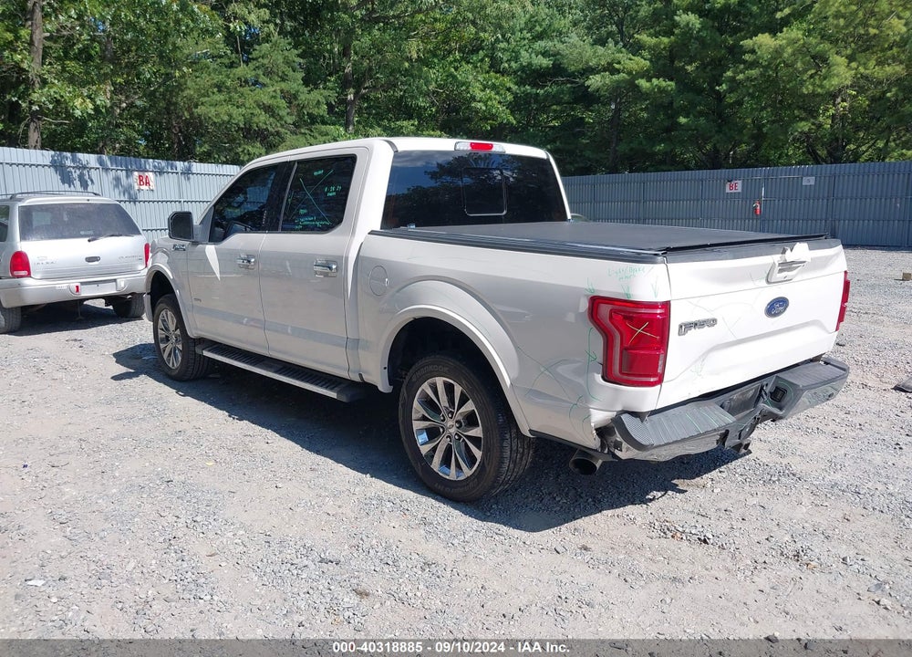 2015 FORD F-150 LARIAT VIN: 1FTEW1EG1FKE95242