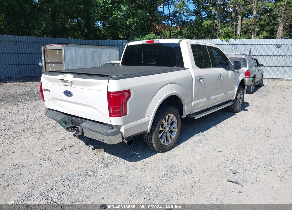 2015 FORD F-150 LARIAT VIN: 1FTEW1EG1FKE95242