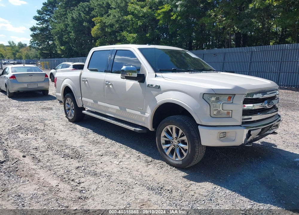 2015 FORD F-150 LARIAT VIN: 1FTEW1EG1FKE95242