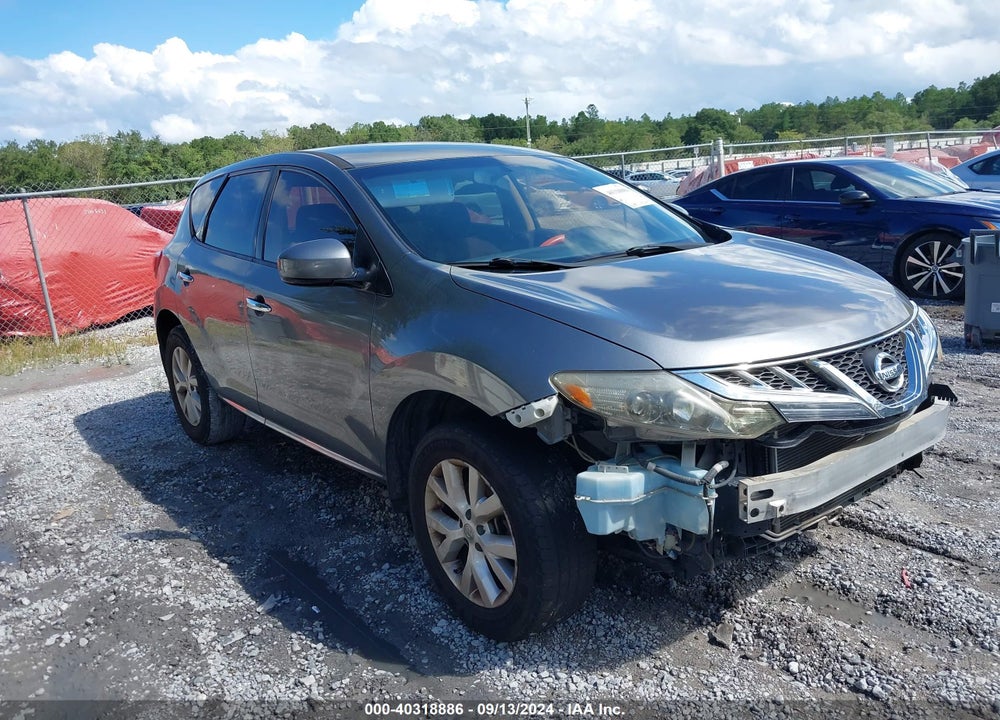 2013 NISSAN MURANO S VIN: JN8AZ1MU6DW214284