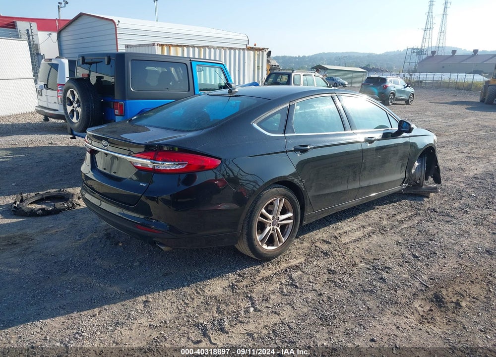 2018 FORD FUSION SE VIN: 3FA6P0H77JR175828