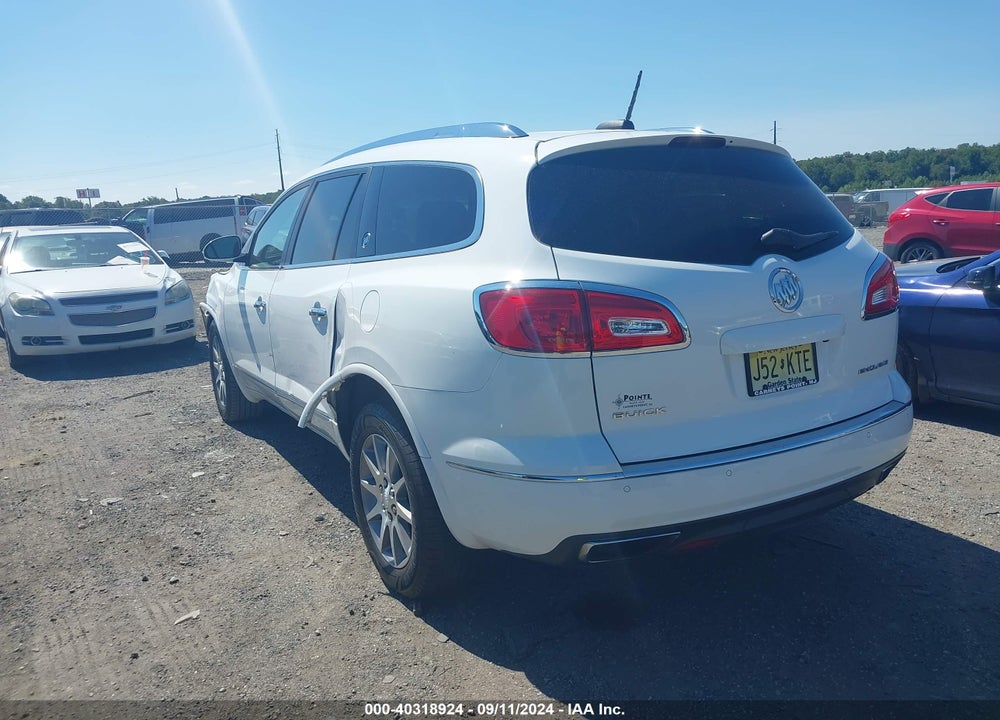 2016 BUICK ENCLAVE CONVENIENCE VIN: 5GAKRAKD3GJ294147