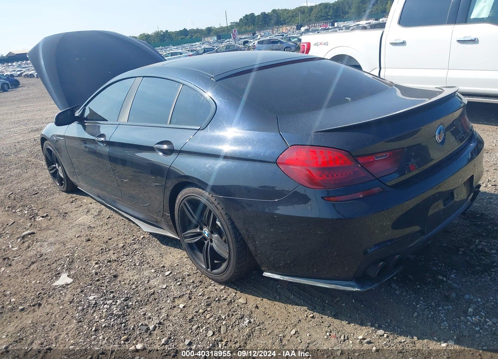 2016 BMW 650I GRAN COUPE XDRIVE VIN: WBA6D6C57GGF94838