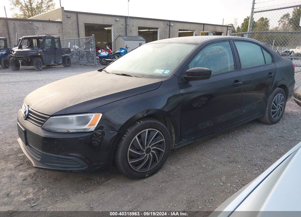 2012 VOLKSWAGEN JETTA 2.0L S VIN: 3VW2K7AJ3CM331222