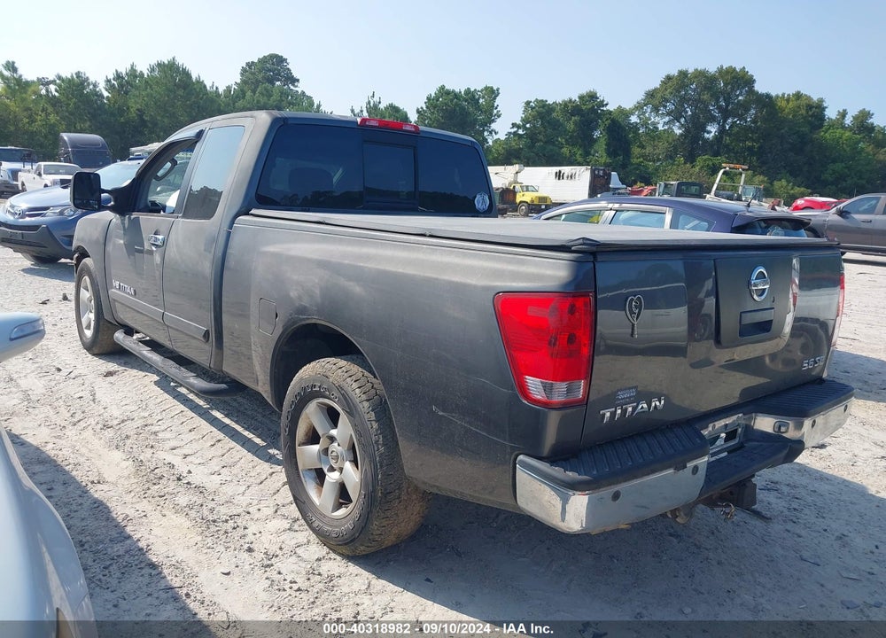 2005 NISSAN TITAN SE VIN: 1N6AA06A65N563630