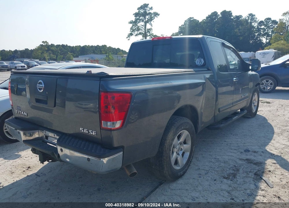 2005 NISSAN TITAN SE VIN: 1N6AA06A65N563630