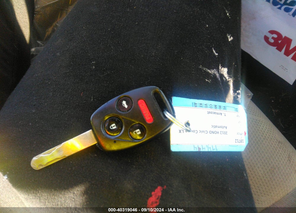 2012 HONDA CIVIC LX VIN: 2HGFG3B51CH527871