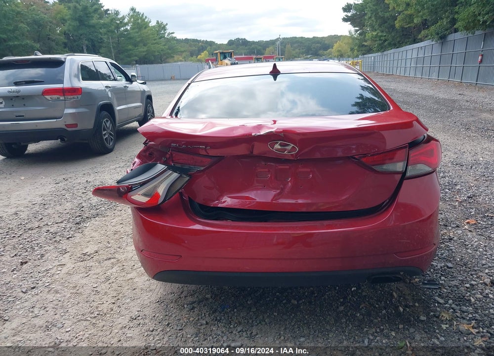2015 HYUNDAI ELANTRA SPORT VIN: KMHDH4AH9FU422268
