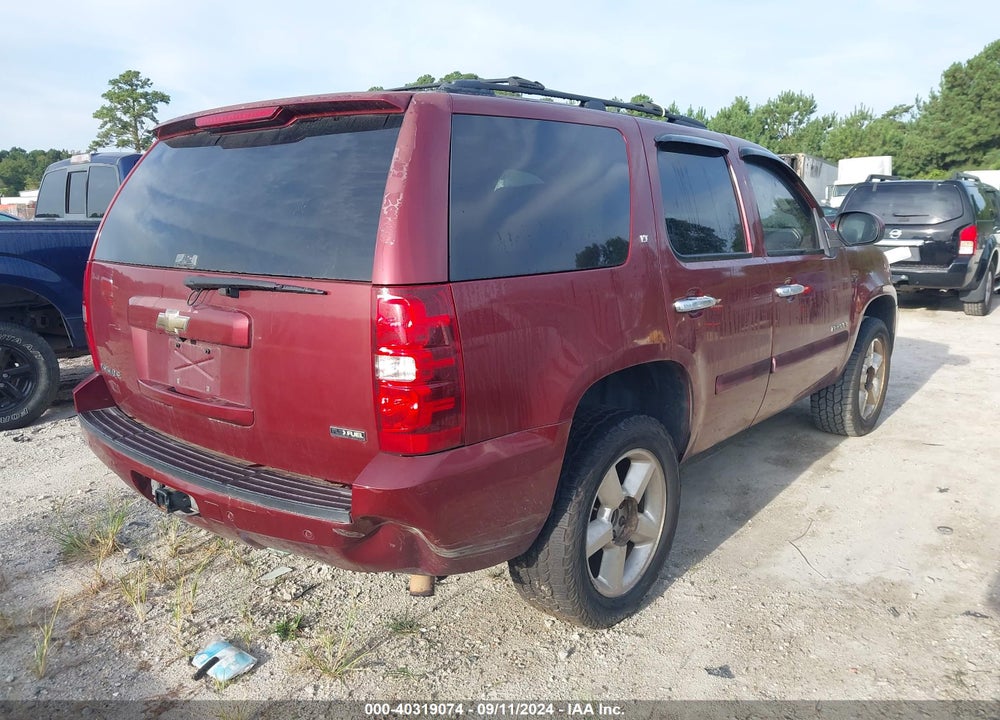 2008 CHEVROLET TAHOE LT VIN: 1GNFK13018J208701