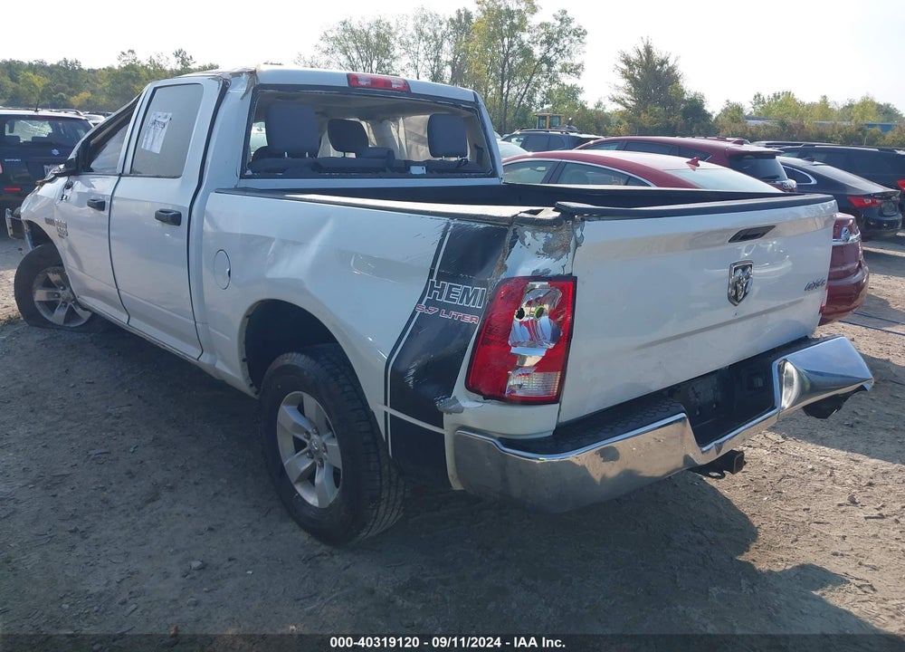 2019 RAM 1500 CLASSIC TRADESMAN 4X4 5'7 BOX VIN: 1C6RR7KT9KS599136