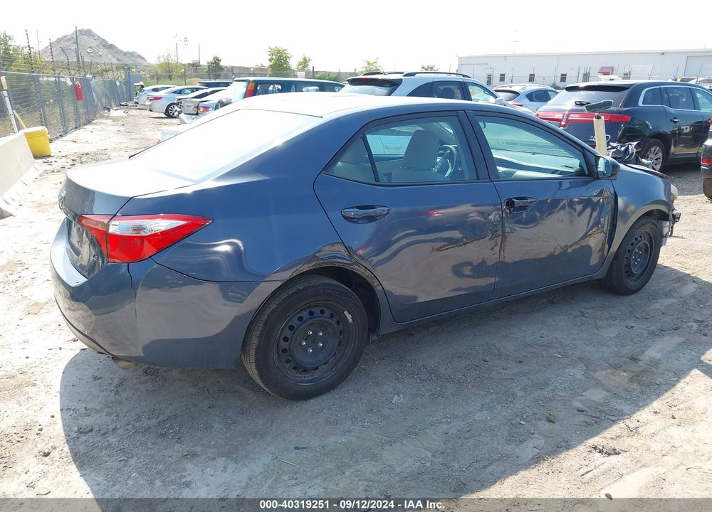 2016 TOYOTA COROLLA LE VIN: 2T1BURHE7GC540205